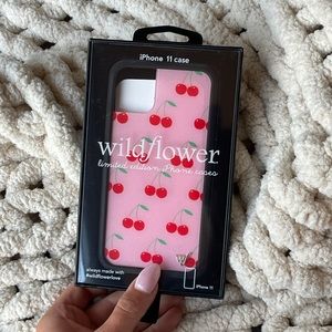 NTW Pink Cherries Wildflower Phone Case Limited Edition iPhone 11